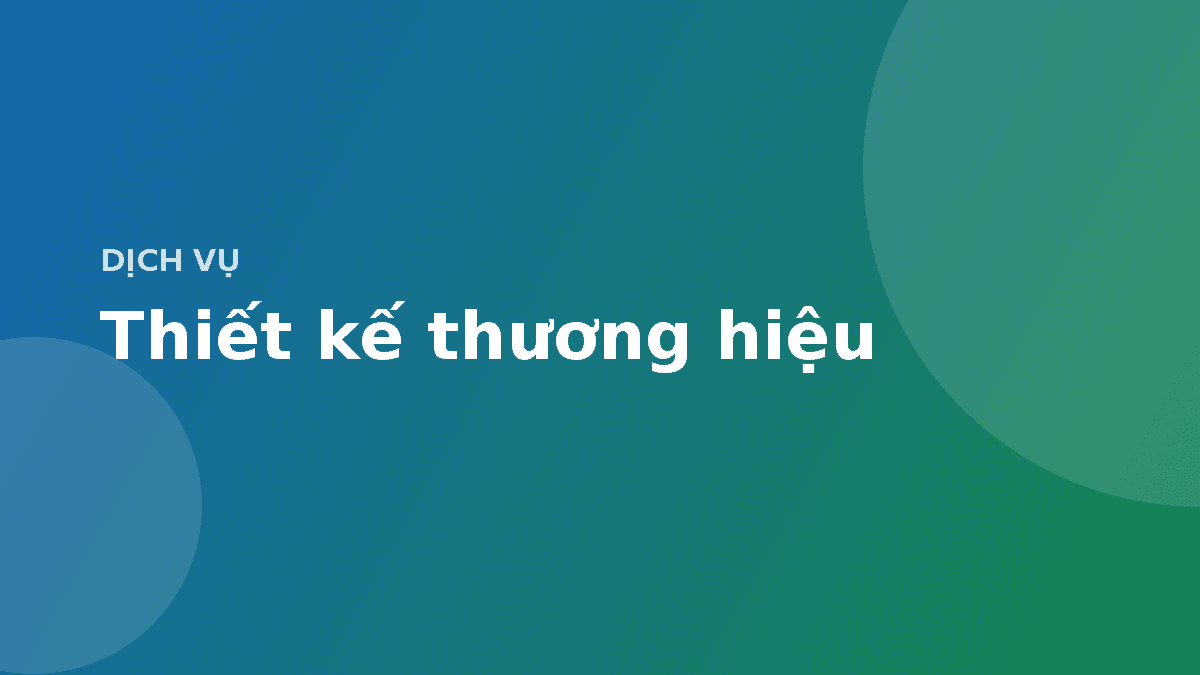Thiết kế thương hiệu — ảnh minh hoạ